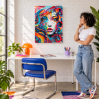 "Unapologetically You" Graffiti Canvas Art