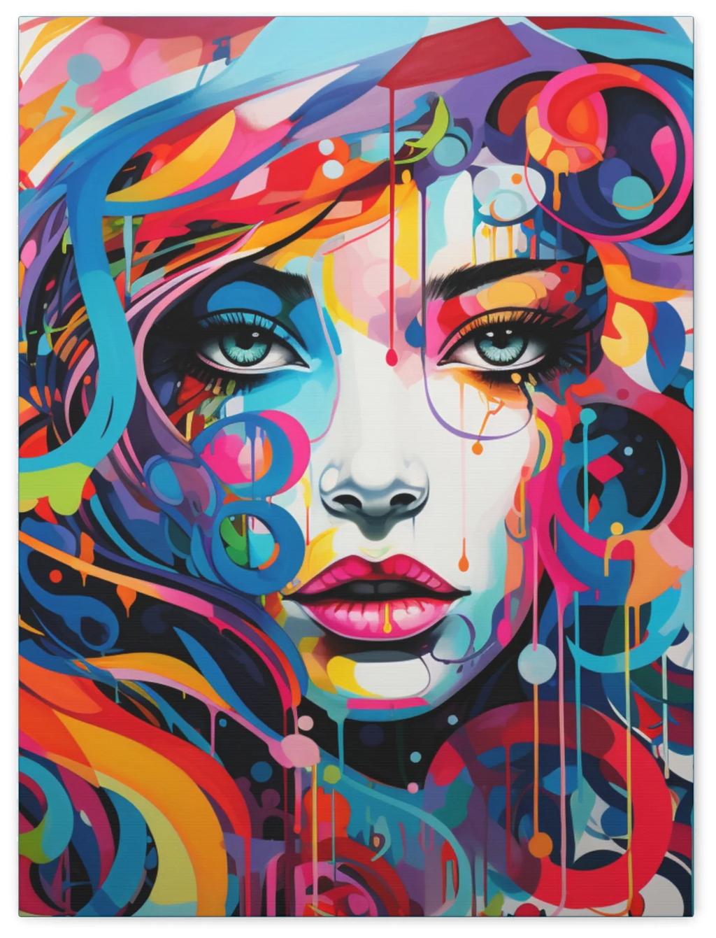 Unapologetic canvas, front view