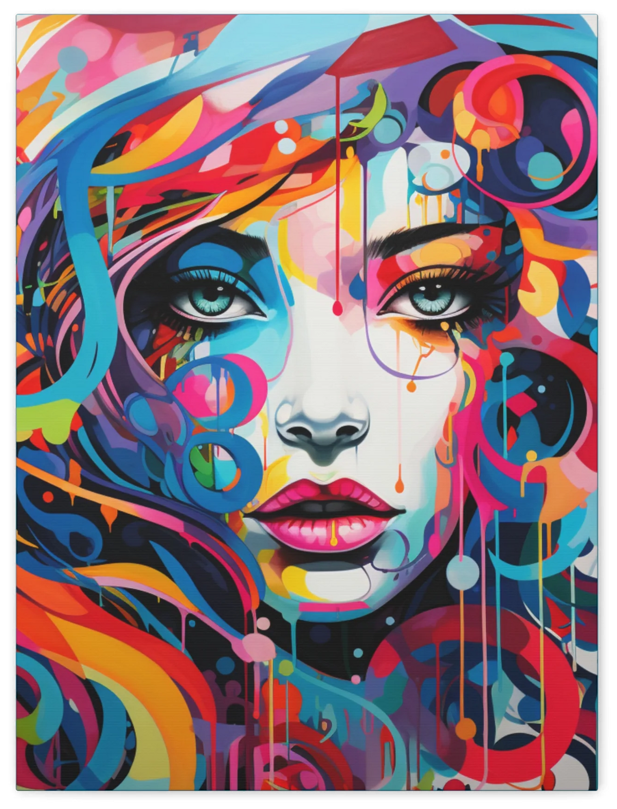 Unapologetic canvas, front view